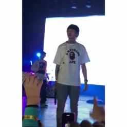 Hypeyourbeast BAPE Classic Basic Ape Man Head English LOGO Tee Shirt 'WHITE' 7 Hypeyourbeast BAPE Classic Basic Ape Man Head English LOGO Tee Shirt 'WHITE'