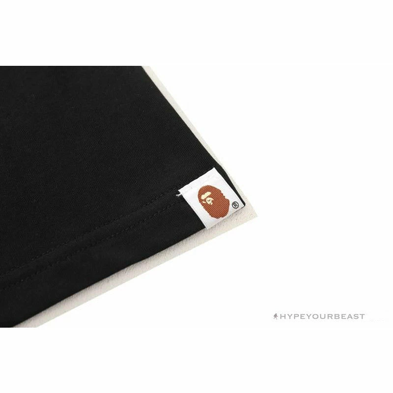 Hypeyourbeast Clothes BAPE Camouflage Three-Color Question Mark Tee Shirt 'BLACK' 6 Hypeyourbeast Clothes BAPE Camouflage Three-Color Question Mark Tee Shirt 'BLACK'