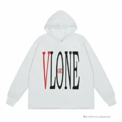 HypeYourBeast Hoodies & Jackets Vlone Black White Serpent Hoodie