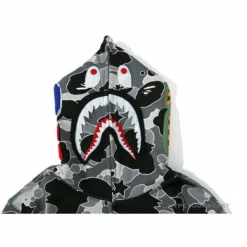 Hypeyourbeast BAPE Shark Head STA Star Camouflage Hoodie 'BLACK'