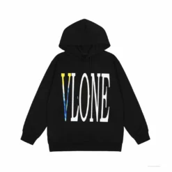 HypeYourBeast Vlone Hoodie Blue Yellow Logo (Black)