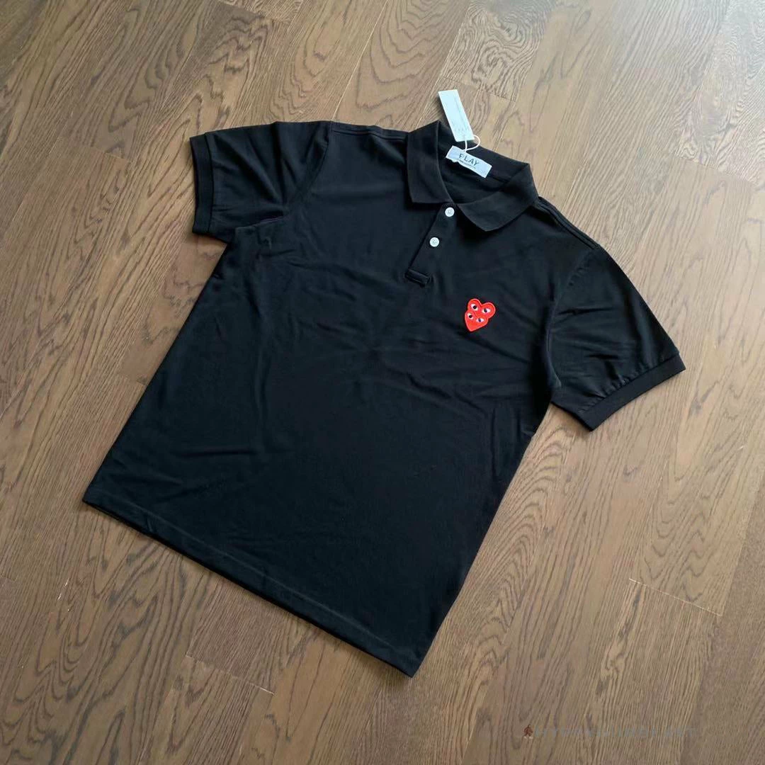 Hypeyourbeast CDG Polo Shirt Black Shirts 7 Hypeyourbeast CDG Polo Shirt Black Shirts