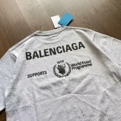 Hypeyourbeast BCG Support Word Food Programme Tee Shirt Grey