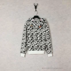 HypeYourBeast Bape Gray Camouflage Hoodie