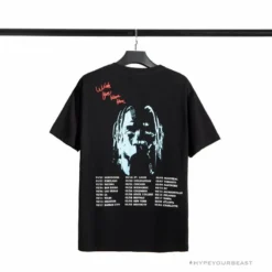 Hypeyourbeast OFF-WHITE Travis Scott Cactus Jack Astroworld Tee Shirt 'BLACK'
