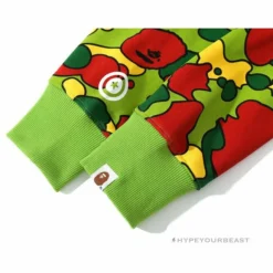 Hypeyourbeast BAPE Shark Head STA Star Camouflage Hoodie 'GREEN'