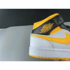 Hypeyourbeast Air Jordan 1 Mid 'Red Yellow Swoosh'