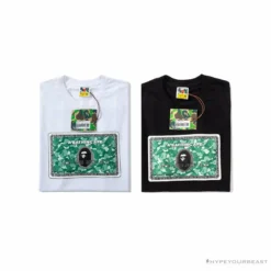 Hypeyourbeast Clothes BAPE Spoof Dollar Bill Tee Shirt 'BLACK'