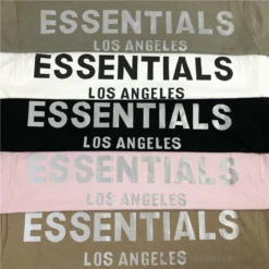 HypeYourBeast FOG Essentials Tee Shirt ‘Los Angeles’ BROWN T-Shirts
