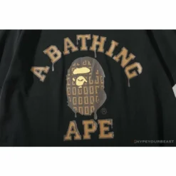 Hypeyourbeast BAPE Valentine's Day Chocolate Ape Head Tee Shirt 'BLACK'