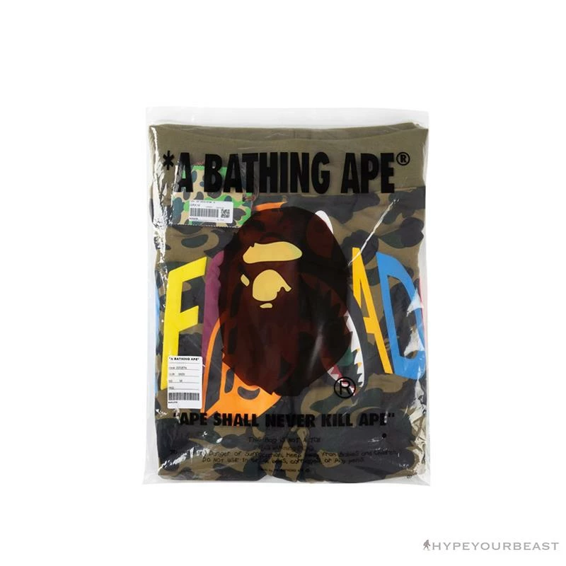 Hypeyourbeast Clothes BAPE X READYMADE Tiger Head Foam Camouflage Shorts 'GREEN' 4 Hypeyourbeast Clothes BAPE X READYMADE Tiger Head Foam Camouflage Shorts 'GREEN'