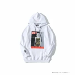 Hypeyourbeast BAPE Marilyn Monroe Camouflage Suspender Hoodie 'WHITE'