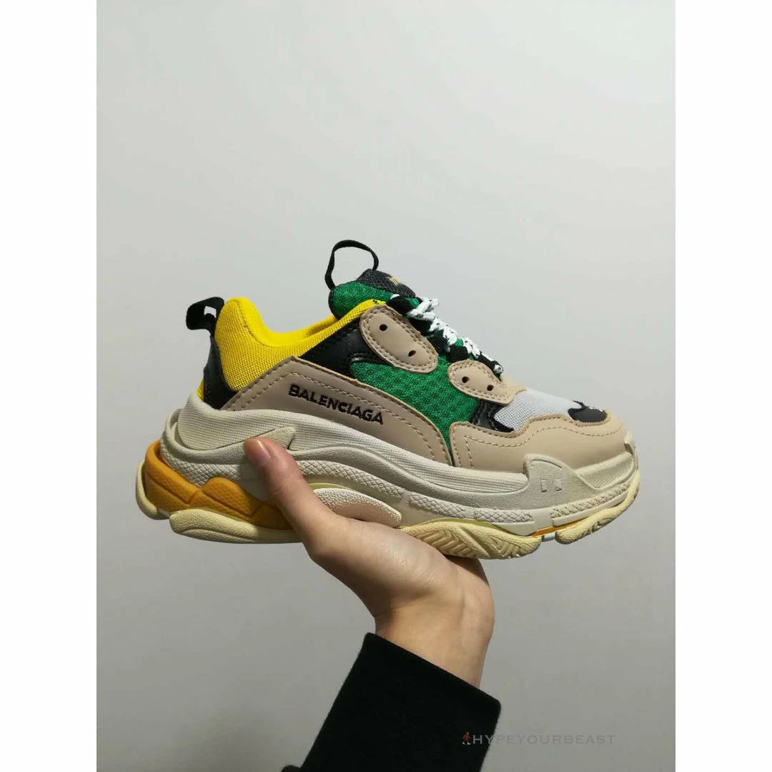 Hypeyourbeast Balenciaga BCG Triple S Yellow Green 5 Hypeyourbeast Balenciaga BCG Triple S Yellow Green