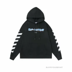 HypeYourBeast Off White Hoodie Looney - Black Hoodies & Jackets