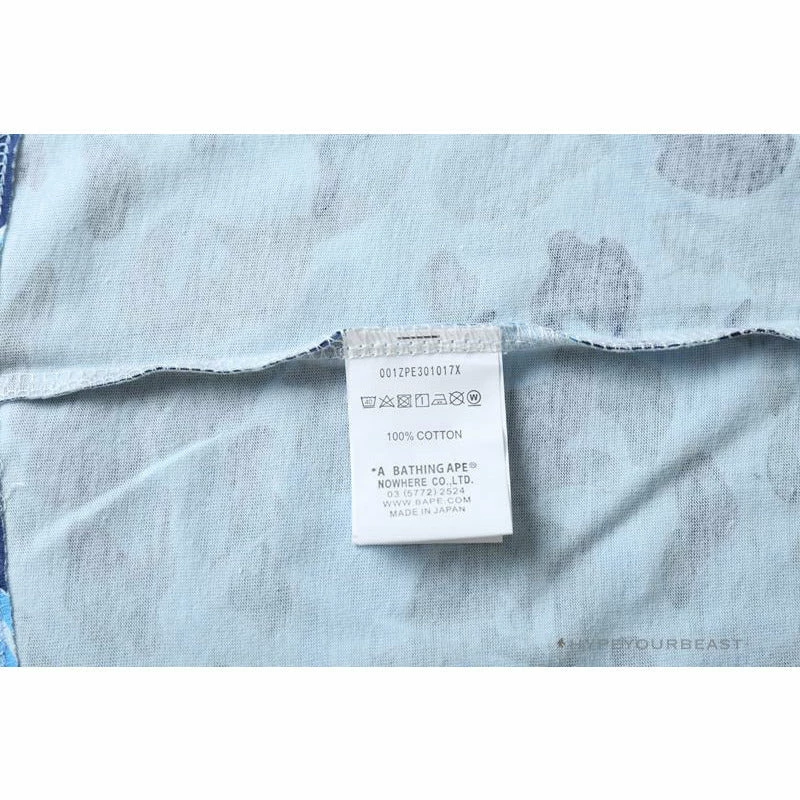 Hypeyourbeast BAPE Ape Head Star Camouflage Shading Tee Shirt 'BLUE' 10 Hypeyourbeast BAPE Ape Head Star Camouflage Shading Tee Shirt 'BLUE'