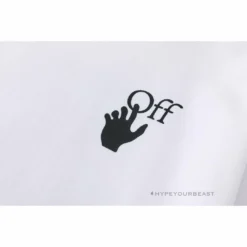 HypeYourBeast Off-White Hoodie Hallow White Hoodies & Jackets