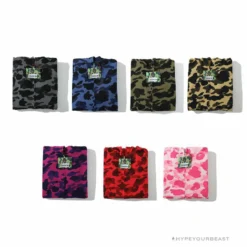 Hypeyourbeast Clothes BAPE Camo Hoodie Shark Head 'GREY'