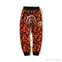 Hypeyourbeast BAPE X XO Co-Branded Camouflage Pants 'RED' Clothes