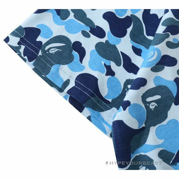 Hypeyourbeast BAPE Ape Head Star Camouflage Shading Tee Shirt 'BLUE' 5 Hypeyourbeast BAPE Ape Head Star Camouflage Shading Tee Shirt 'BLUE'