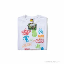 Hypeyourbeast BAPE Street Graffiti Tee Shirt 'WHITE' 9 Hypeyourbeast BAPE Street Graffiti Tee Shirt 'WHITE'