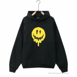 HypeYourBeast BCG Smile Hoodie Black Hoodies & Jackets