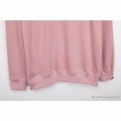 Hypeyourbeast BAPE Behind The Great Ape-Man Head Long Sleeve Shirt 'PINK' Clothes
