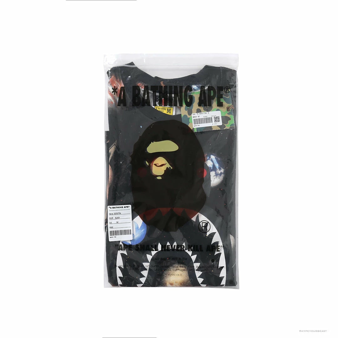 Hypeyourbeast BAPE Shark Head Planet Tee Shirt Clothes 13 Hypeyourbeast BAPE Shark Head Planet Tee Shirt Clothes