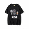 Hypeyourbeast BAPE X Star Wars Collaboration Black Warrior Tee Shirt 'BLACK'