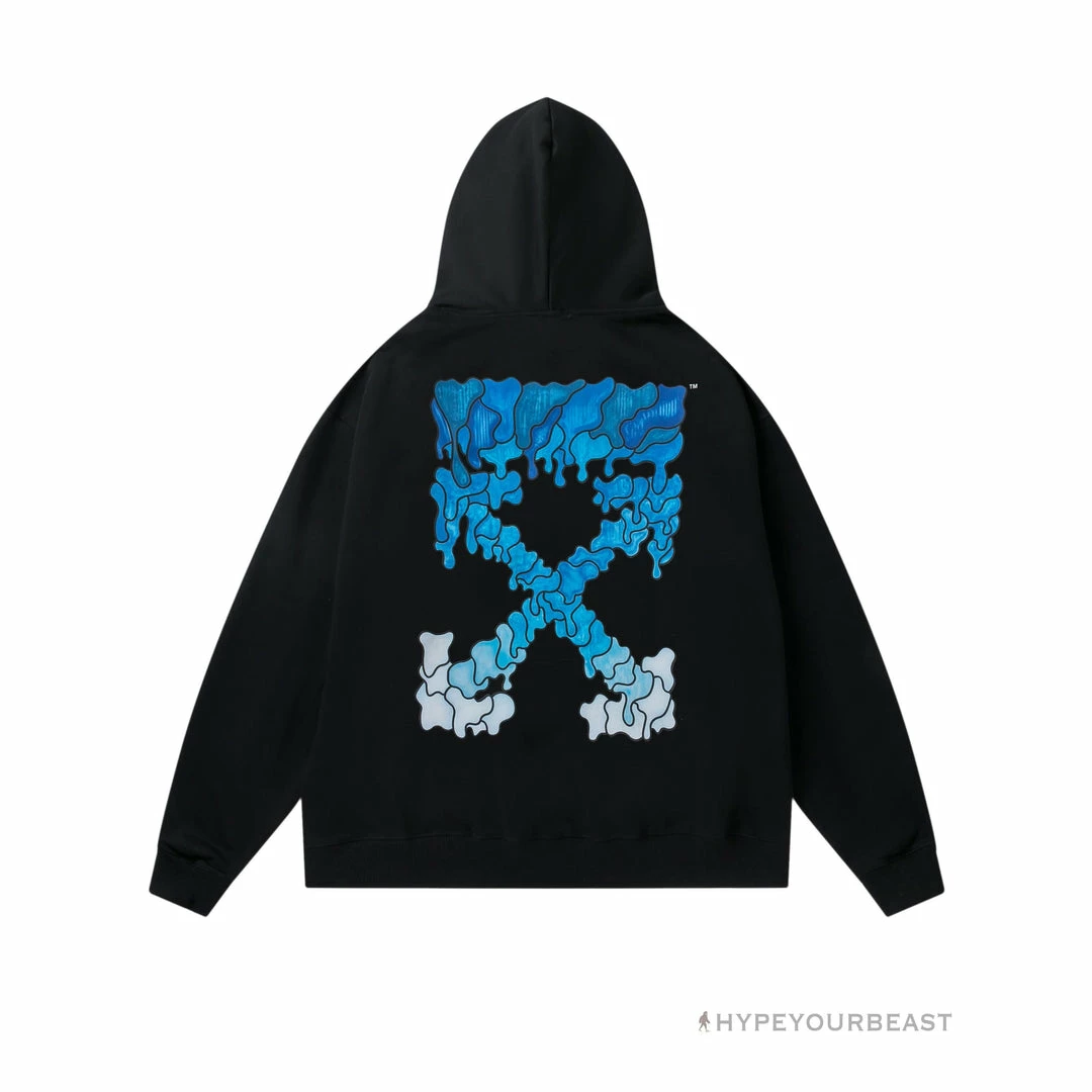 HypeYourBeast Off White Hoodie Royal - Black 3 HypeYourBeast Off White Hoodie Royal - Black