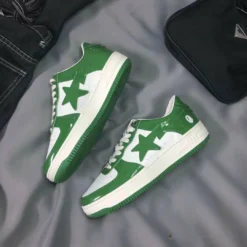 HypeYourBeast BAPE STA Low Top Sneakers Green