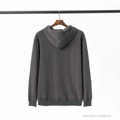 Hypeyourbeast BAPE Classic Ape Head Embroidered Standard Cotton Terry Hoodie 'DARK GREY' Clothes