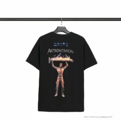 Hypeyourbeast OFF-WHITE Travis Scott Cactus Jack Tee Shirt 'BLACK'