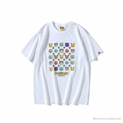 Hypeyourbeast BAPE Baby Milo Pokémon Tee Shirt 'WHITE'