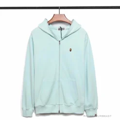 Hypeyourbeast Clothes BAPE Classic Ape Head Hoodie 'CYAN'