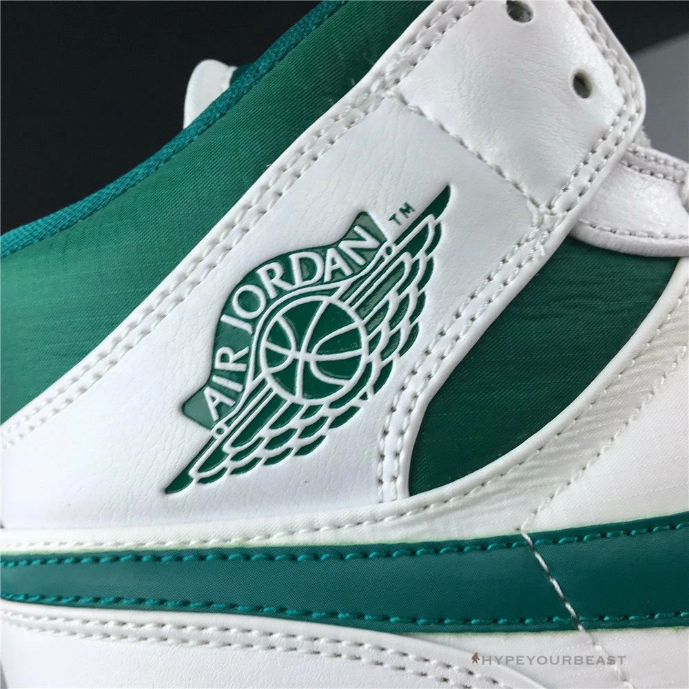Hypeyourbeast Air Jordan 1 Mid White Mystic Green 15 Hypeyourbeast Air Jordan 1 Mid White Mystic Green