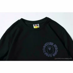 Hypeyourbeast Clothes BAPE APES TOGETHER English Alphabet Ape Head Long Sleeve Shirt 'BLACK' 14 Hypeyourbeast Clothes BAPE APES TOGETHER English Alphabet Ape Head Long Sleeve Shirt 'BLACK'