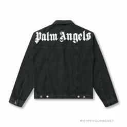 HypeYourBeast Palm Angels Jean Jacket Black