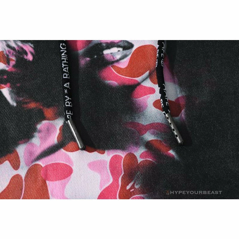 Hypeyourbeast Clothes BAPE Marilyn Monroe Powder Camouflage Hoodie 'BLACK' 7 Hypeyourbeast Clothes BAPE Marilyn Monroe Powder Camouflage Hoodie 'BLACK'