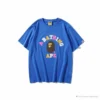 Hypeyourbeast Clothes BAPE Little Ape Head Colorful Classic Tee Shirt 'BLUE'