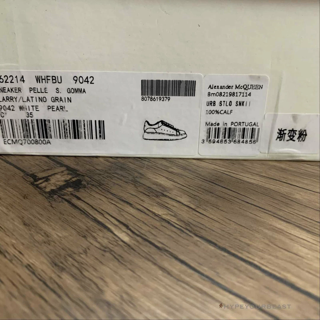 HypeYourBeast Alexander McQueen White / Pink Sparkle 12 HypeYourBeast Alexander McQueen White / Pink Sparkle