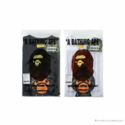 Hypeyourbeast BAPE Baby Milo Blue Shark Hat Little Monkey Tee Shirt 'BLACK' Clothes
