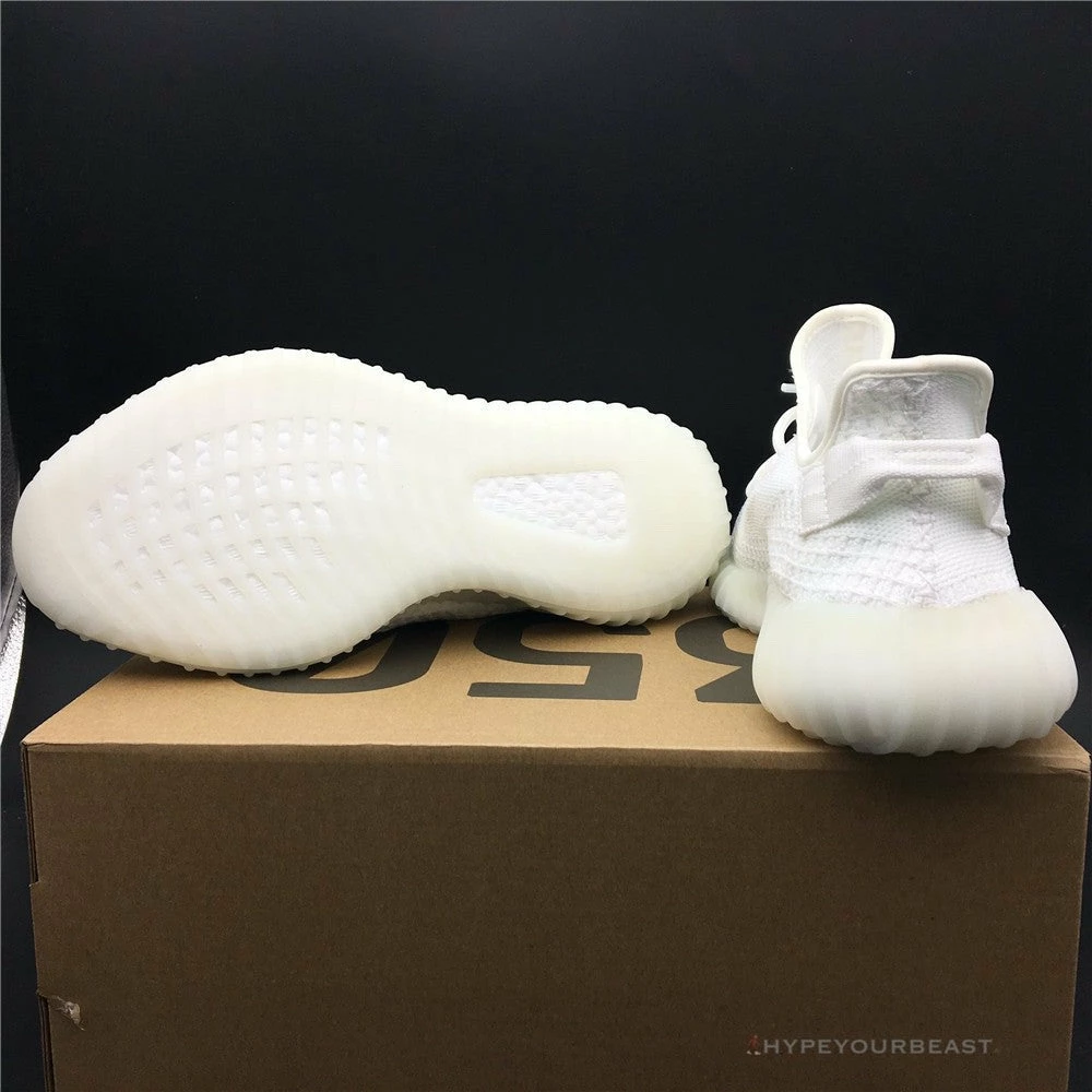 Hypeyourbeast Adidas Yeezy Boost 350 V2 White / White Translucent Stripe 13 Hypeyourbeast Adidas Yeezy Boost 350 V2 White / White Translucent Stripe