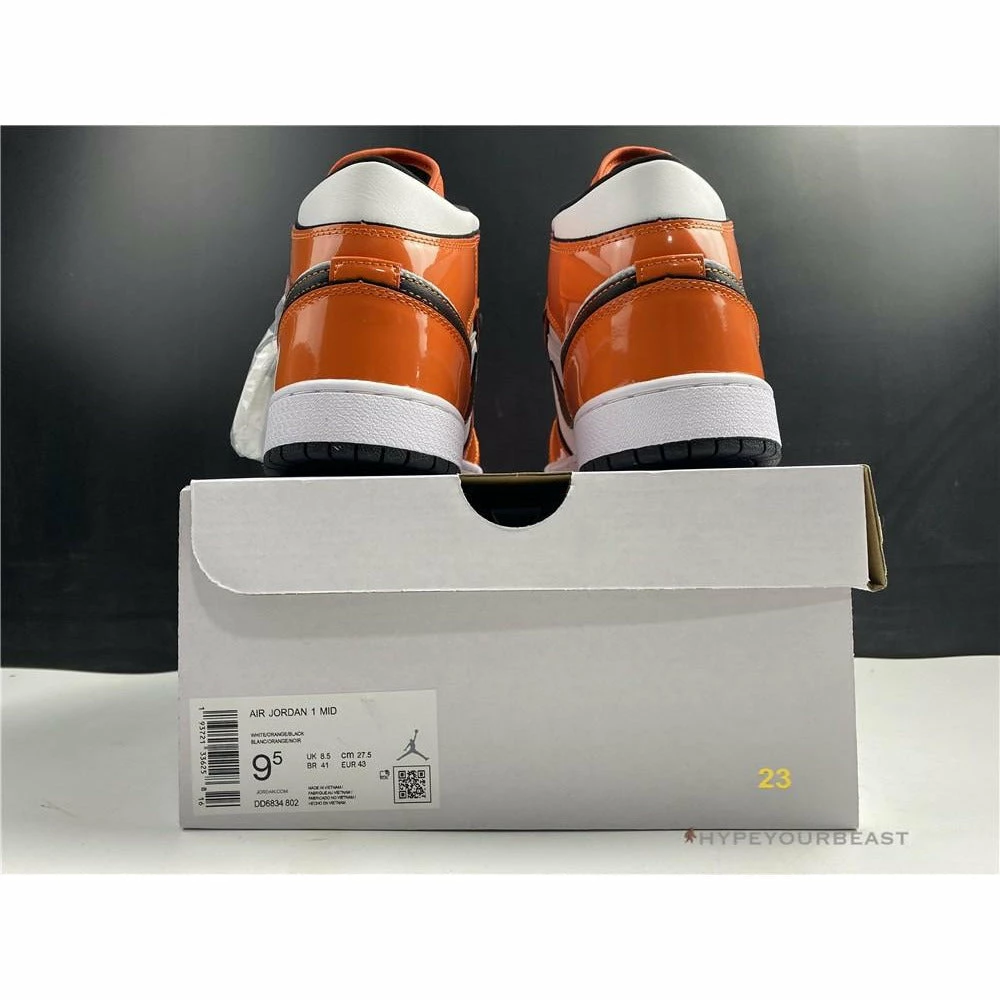 Hypeyourbeast Air Jordan 1 Mid Turf Orange Patent 12 Hypeyourbeast Air Jordan 1 Mid Turf Orange Patent
