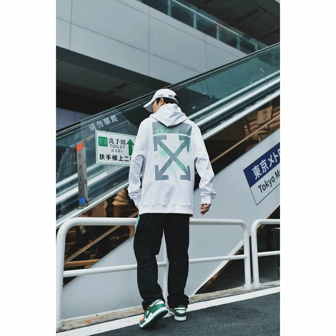 HypeYourBeast Hoodies & Jackets Off White Hoodie Machine White 15 HypeYourBeast Hoodies & Jackets Off White Hoodie Machine White