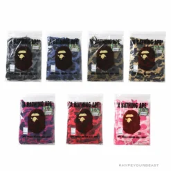 Hypeyourbeast Clothes BAPE Camo Hoodie Shark Head 'GREY'