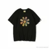 Hypeyourbeast BAPE Baby Milo Ring Colorful Kaleidoscope Tee Shirt 'BLACK' Clothes