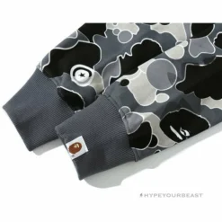 Hypeyourbeast BAPE Shark Head STA Star Camouflage Hoodie 'BLACK'