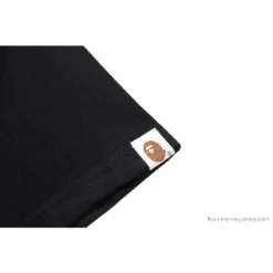 Hypeyourbeast BAPE Baby Milo Color Letter Monkey Tee Shirt 'BLACK'