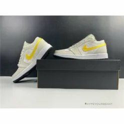 Hypeyourbeast Air Jordan 1 Low 'Palm Tree Beige Yellow' 19 Hypeyourbeast Air Jordan 1 Low 'Palm Tree Beige Yellow'
