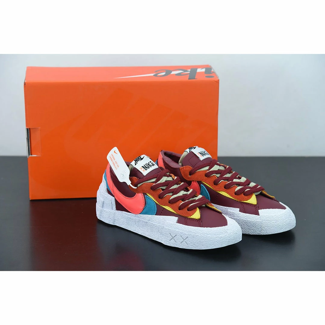 HypeYourBeast Nike Blazer Low Sacai KAWS Red 2 HypeYourBeast Nike Blazer Low Sacai KAWS Red